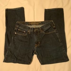 American Eagle Outfitters Original Straight Blue Denim Jeans (28x29)